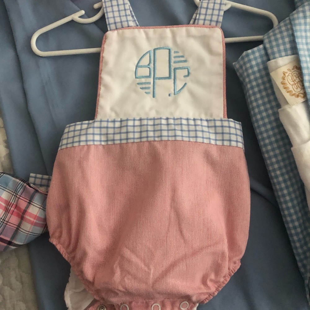 The Beaufort Bonnet Company 0-6 month sunsuit